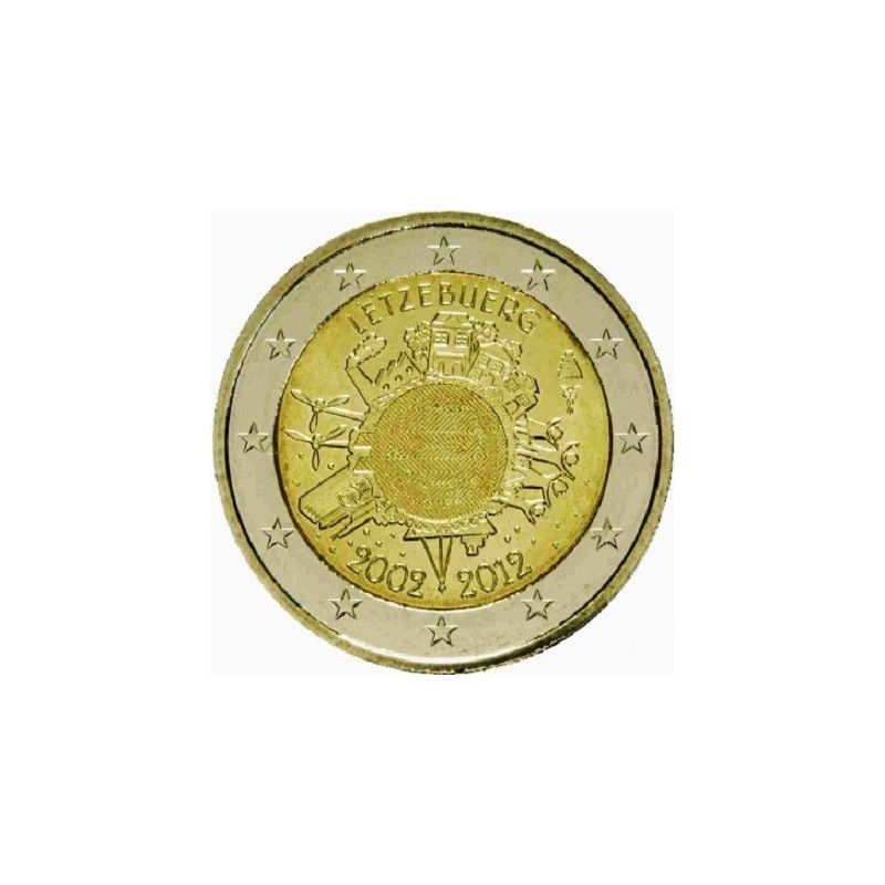 Luxembourg - 2 Euro 2012 - 10 ans de l'euro
