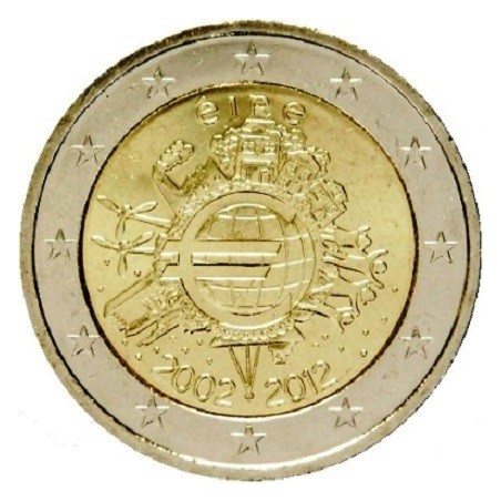 Irlande - 2 Euro 2012 - 10 ans euro
