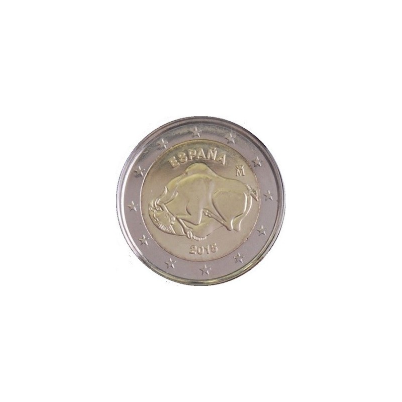 Espagne - 2 Euro 2015 - la grotte d'Altamira