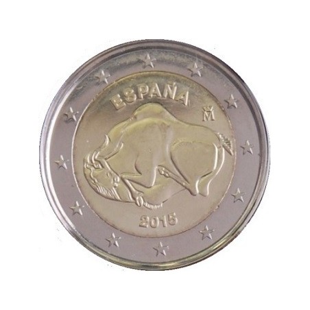 Espagne - 2 Euro 2015 - la grotte d'Altamira