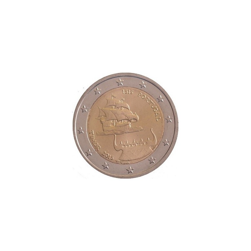 Portugal - 2 Euro 2015 - 500ème anniversaire du premier contact avec le Timor