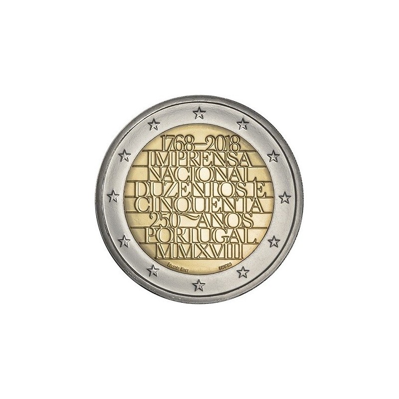 Portugal - 2 Euro 2018 - 250 ans de la monnaie de l'INCM