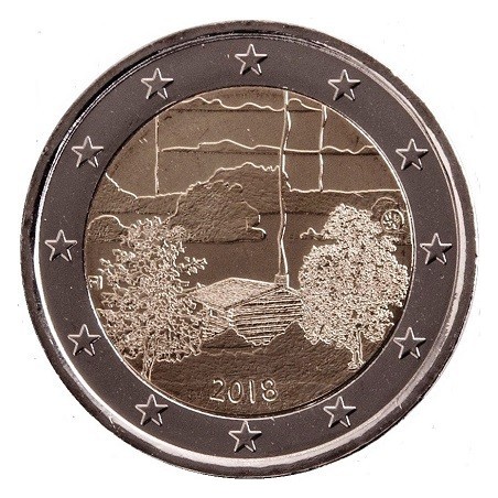 Finlande - 2 Euro 2018 - culture finlandaise du sauna