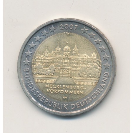  2€ Allemagne 2007 - Mecklenburg-vorpommern