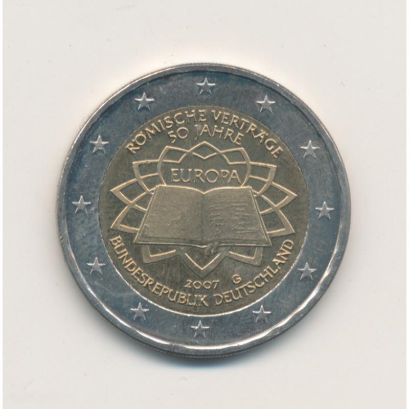  2€ Allemagne 2007 - Traité de Rome