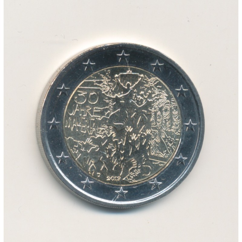  2€ Allemagne 2019 - Mur de berlin