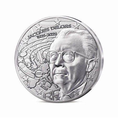 10 Euro 2025 - Jacques Delors - argent Brillant universel
