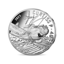 10 Euro 2025 - Curtiss P-40 - Aviation et Histoire - argent BE 