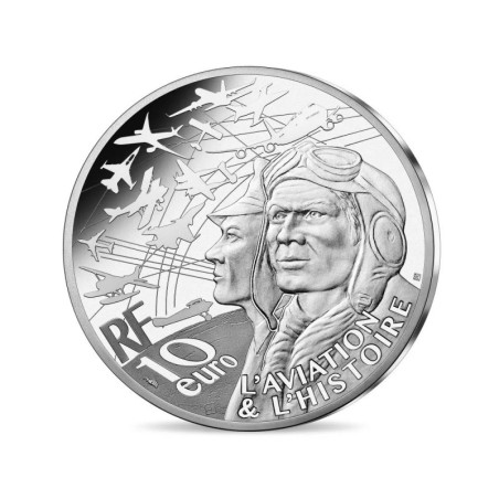 10 Euro 2025 - Curtiss P-40 - Aviation et Histoire - argent BE 