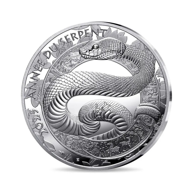 10 Euro 2025 - Année du serpent - Calendrier Chinois - argent BE 