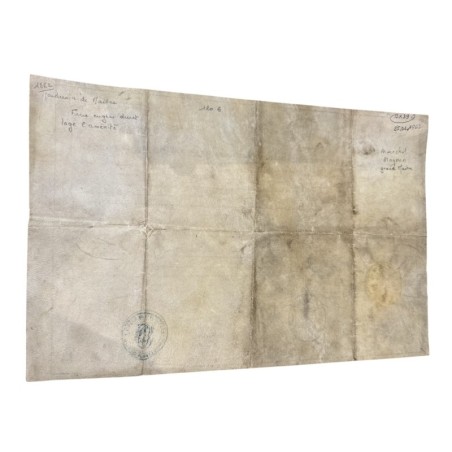 Diplôme Maçonnique  - Grand Orient de france - Diplôme de maitre 1862