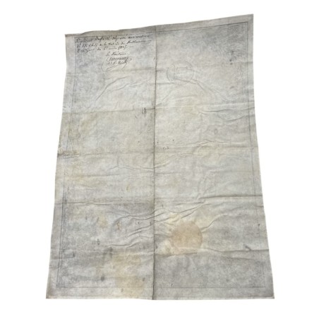 Diplôme Maçonnique - A L'Orient de L'Univers - La parfaite harmonie - Grade chevalier rose croix - 1810