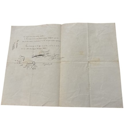 Document Maçonnique - Grand orient de france - 1822