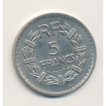 5 Francs Lavrillier - 1937