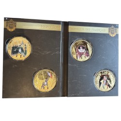 Médaille - Liberté - Coffret 4 Médailles - Collection Napoléon Bonaparte - couleur et insert swarovski - 70mm