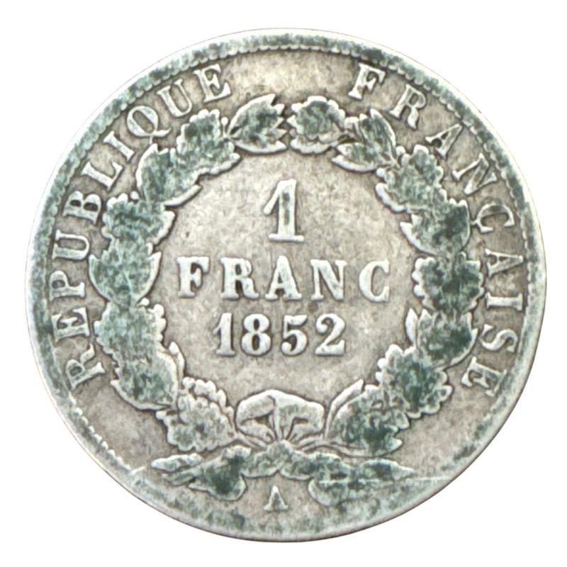 Louis Napoléon Bonaparte - 1 Franc - 1852 A Paris - B