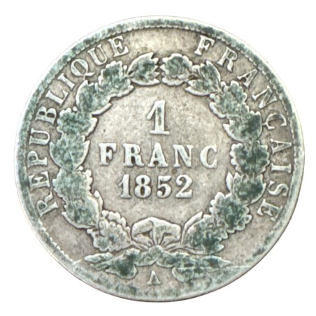 Louis Napoléon Bonaparte - 1 Franc - 1852 A Paris - B