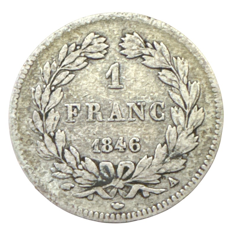 Louis Philippe I - 1 Franc - 1846 A Paris - B/TB