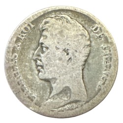Charles X - 1 Franc - 1826 W Lille - B+