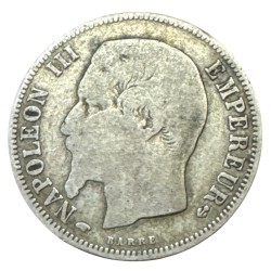 Napoléon III - 1 Franc - 1859 A Paris - B/TB