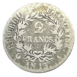 Napoléon empereur - 2 Francs AN 13 A Paris - B 2