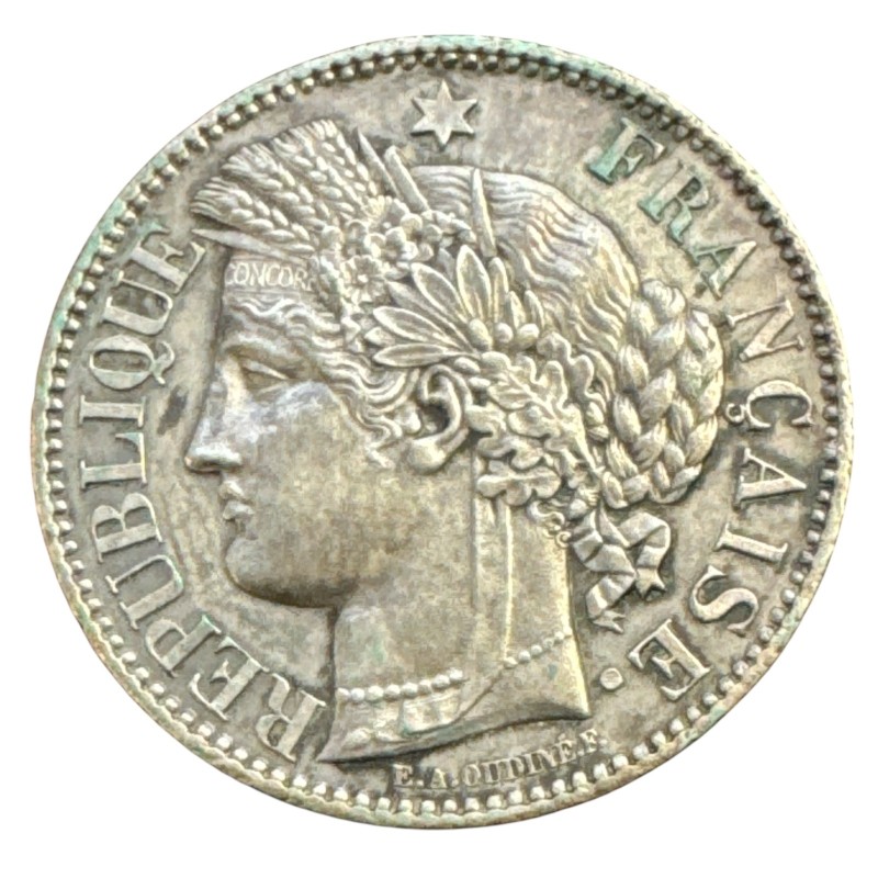 Cérès - 2 Francs - 1870 A Paris - avec légende - TTB+/SUP