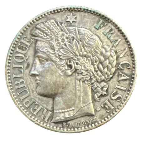 Cérès - 2 Francs - 1870 A Paris - avec légende - TTB+/SUP
