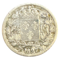 1/2 Franc Charles X - 1827 W Lille - TB 2