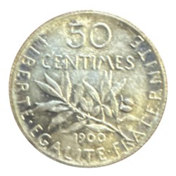 50 Centimes Semeuse - 1900 - SUP