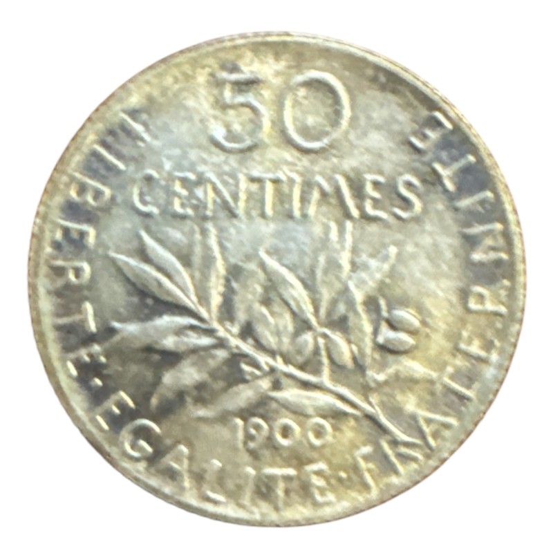 50 Centimes Semeuse - 1900 - SUP