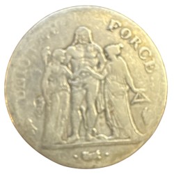 5 Francs Union et Force - AN 7 Q Perpignan - TB 2