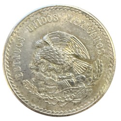 Mexique - 5 Pesos 1948 - argent - SUP 2