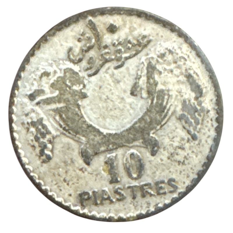 Liban - 10 Piastres 1929 - argent - TB