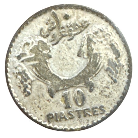 Liban - 10 Piastres 1929 - argent - TB