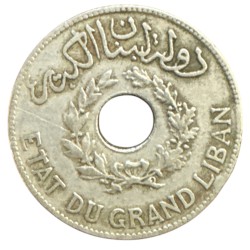 Liban - 1 Piastre 1925 - cupro-nickel - TTB+