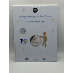 Collection Complète - 24 Pièces 10 euro - 2016 - Le beau voyage du Petit Prince - argent  2