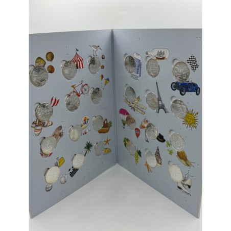 Collection Complète - 24 Pièces 10 euro - 2016 - Le beau voyage du Petit Prince - argent 