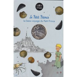 10 Euro 2016 - Le Petit Prince - N°1/24 - Mont st michel - le beau voyage du Petit prince - argent