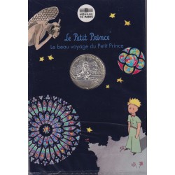 10 Euro 2016 - Le Petit Prince - N°7/24 - Visite Notre-dame - le beau voyage du Petit prince - argent