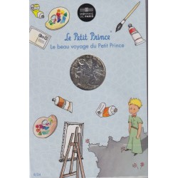 10 Euro 2016 - Le Petit Prince - N°8/24 - Les peintres - le beau voyage du Petit prince - argent