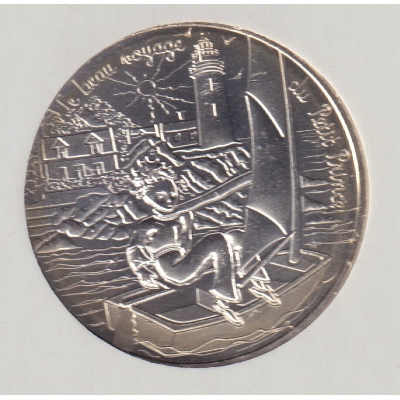 10 Euro 2016 - Le Petit Prince - N°13/24 - Fait de la voile - le beau voyage du Petit prince - argent
