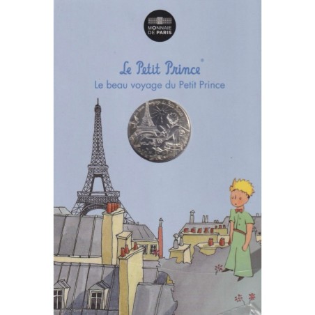 10 Euro 2016 - Le Petit Prince - N°17/24 - en terrasse à Paris - le beau voyage du Petit prince - argent