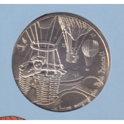 10 Euro 2016 - Le Petit Prince - N°19/24 - ballade en montgolfière - le beau voyage du Petit prince - argent 2