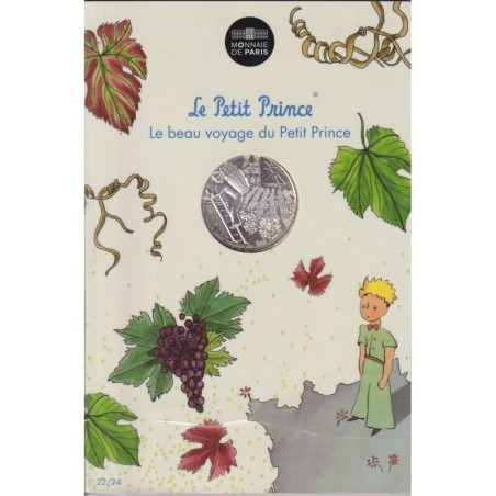 10 Euro 2016 - Le Petit Prince - N°22/24 - Fait les vidanges - le beau voyage du Petit prince - argent