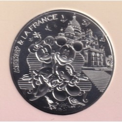 50 Euro 2018 - Mickey et La France - Mickey et la France - argent 41g