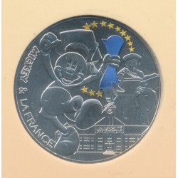 50 Euro 2018 - Mickey et la France - Mickey à l'université - argent 41g 0,900 - FDC
