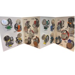 Collection complète - 20 x 10 Euro 2019 - Pièce d'histoire - argent