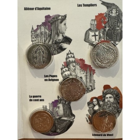 Collection complète - 20 x 10 Euro 2019 - Pièce d'histoire - argent