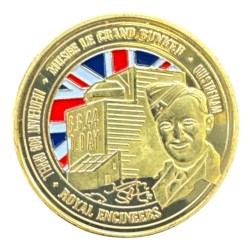 Dept14 - Médaille - Musée le grand bunker - Ouistreham - Royal engineering - sword beach