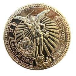 Dept50 - Medaille - Mont st michel - en couleur 2